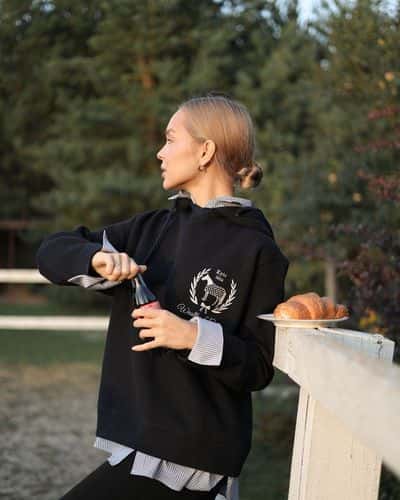 Мініатюра 4 для Худді в стилі preppy зі з'ємними елементами