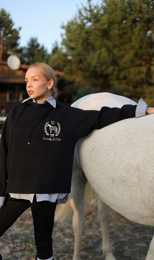 Худді в стилі preppy зі з'ємними елементами - Зображення 1