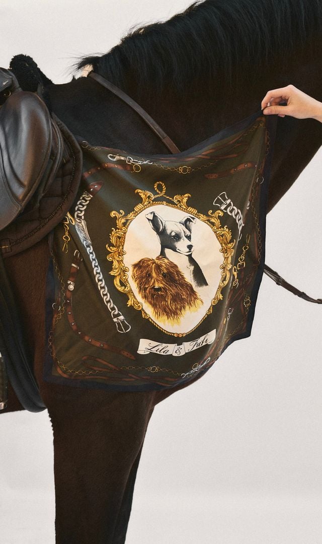 Countryside chic / Scarf classic silk